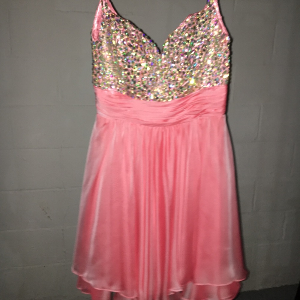 La Femme short formal dress